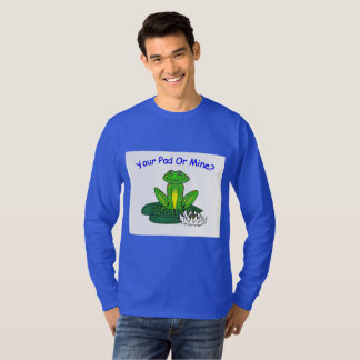 Dein Pad oder Meins - Herren Royal Blau Langarmshi T-Shirt
