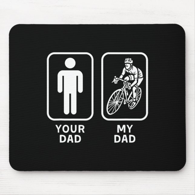 Dein Papa Mein Papa Vatertag  Mousepad (Vorne)
