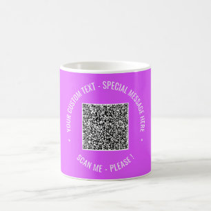 Dein QR-Code-Kaffeebecher mit individuellem Text u Kaffeetasse