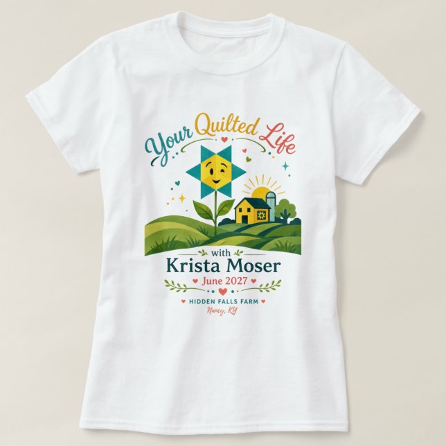 Dein Quilted Life T-Shirt (Design vorne)