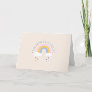 Dein Regenbogen kommt als Geschenktasche Karte