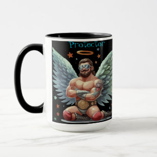 Dein Schutzengel-Schutzengel-Show-Wrestler Tasse