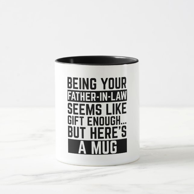 Dein Schwiegervater zu sein, scheint Geschenk genu Tasse (Zentrum)