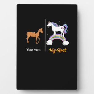Dein Tante Meine Tante Einhorn T-Shirt _ Lustiger Fotoplatte