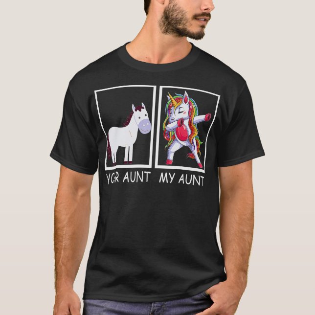 Dein Tante My Tante Horse & Unicorn T-Shirt für ne (Vorderseite)