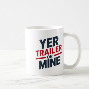 Dein Trailer Oder Meiner Lustig Usa 4. Juli White  Kaffeetasse