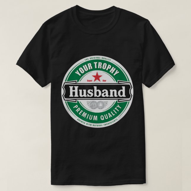 Dein Trophy Husband Funny Verheiratetes Shirt777.p T-Shirt (Design vorne)