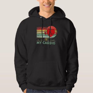 Dein Vater ist mein Cardio Retro Vintage Dad Vater Hoodie