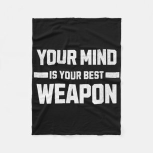 Dein Verstand ist deine beste Waffe. Strategie und Fleecedecke