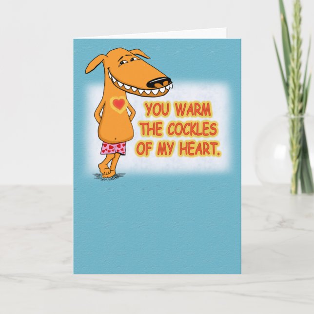 Dein warmes Herz Dankeskarte (Vorderseite)