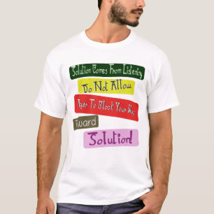 "Dein Weg zur Lösung" Niedliches Design. Jetzt kau T-Shirt
