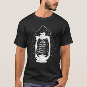Dein Wort ist eine Lampe zu meinem Feet Psalm 119 T-Shirt