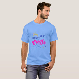 Dein Wow Wert Rücken runter NVR Basic Dunkel T-Shi T-Shirt