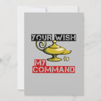 Dein Wunsch ist mein Befehl Aladdin Lampendesign