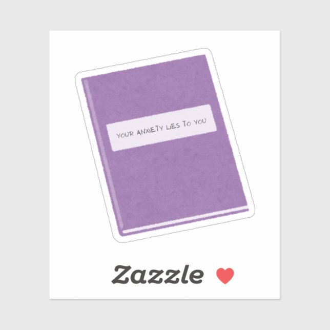 Deine Angst liegt bei dir Aufkleber (Blatt)