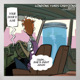 Deine Autotür ist ein Krug Lustiger Poster