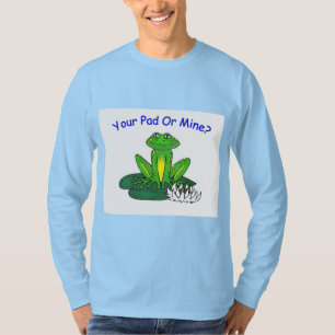 Deine Bude oder Meine - Männer Baby Blau Langarm T-Shirt