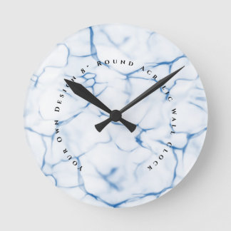 Deine eigene Kreation 8" runde Acryl-Wanduhr Wanduhr
