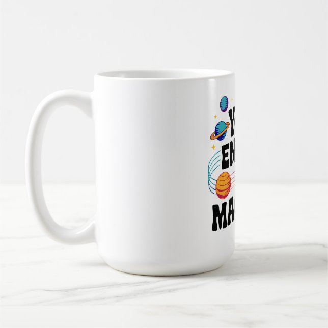 Deine Energie ist magnetisch Kaffeetasse (Links)