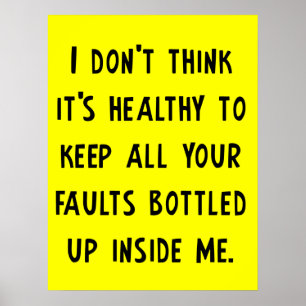 Deine Fehler Lustiger Poster