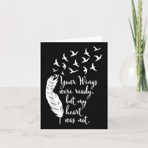 Deine Flügel waren bereit, Gedenktag, um Mem zu li Karte