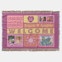 DEINE FOTOS & MONOGRAM Schlafzimmer werfen Decke