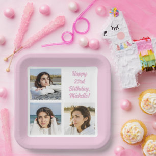DEINE Fotos & Text Pappteller
