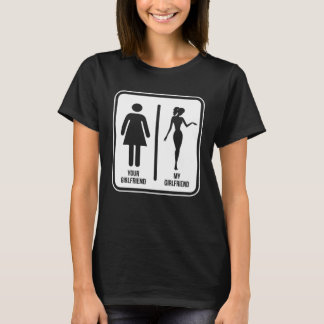 Deine Freundin gegen meine Freundin T-Shirt