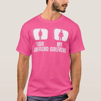 Deine Freundin Meine Freundin Proud Boyfriend Boxe T-Shirt
