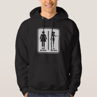 Deine Freundin vs meine Freundin Hoodie