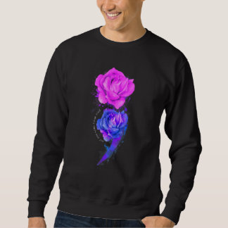 Deine Geschichte ist noch nicht vorbei Semikolon R Sweatshirt