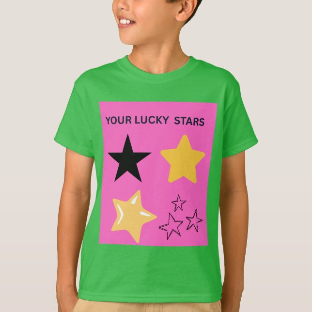 DEINE GLÜCKSSTERNE T-Shirt (Vorderseite)