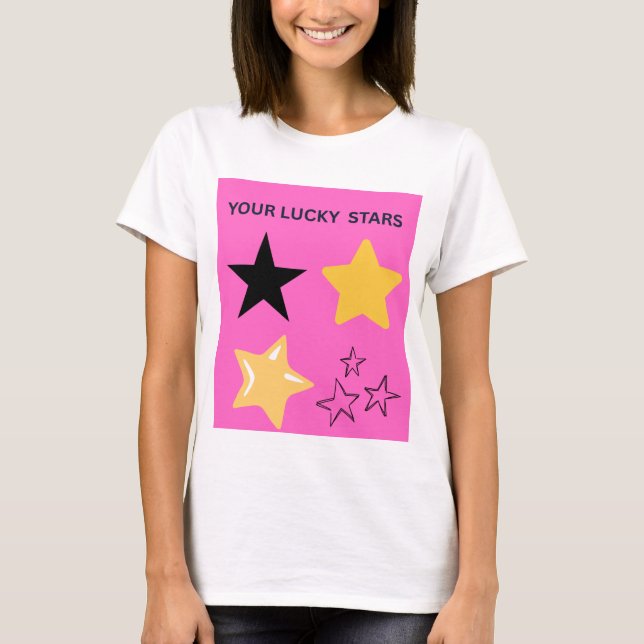 DEINE GLÜCKSSTERNE T-Shirt (Vorderseite)