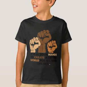 Deine Hände schaffen Bessere Weltsnazzie (3) sorgl T-Shirt