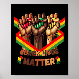 Deine Hände schaffen eine bessere Welt Black Lives Poster