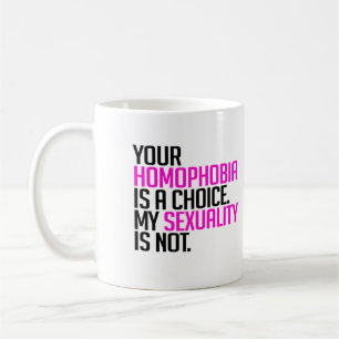 Deine Homophobie ist eine Wahl Tasse