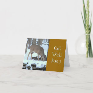 DEINE IN SCHNEEWOLDEN TRINKEN WASSER VOM STREAM KARTE