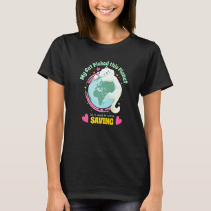 Deine Katze hat diesen Planeten ausgewählt, also r T-Shirt