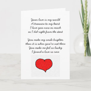 Deine Liebe ist meine Welt Karte