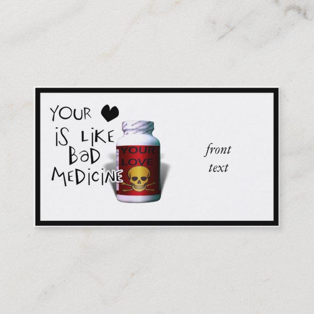 Deine Liebe ist wie.... Visitenkarte (Vorderseite)