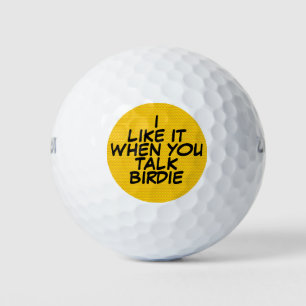 Deine lustige retro Comic-Post Golfball