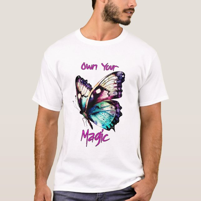 Deine Magie - Schmetterling T-Shirt (Vorderseite)