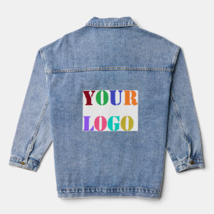 Deine Marken-Denimjacke für geschäftliche Werbezwe Jeansjacke