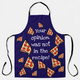 Deine Meinung war nicht im Rezept Schürze
