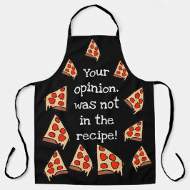Deine Meinung war nicht im Rezept Schürze