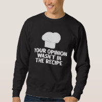 Deine Meinung war nicht im Rezept Toque Blanche T-