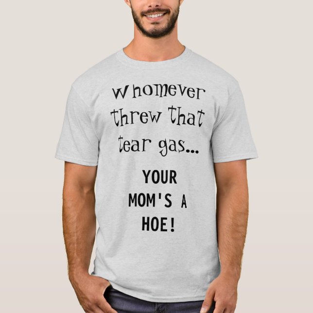 Deine Mutter ist ein Hund T-Shirt (Vorderseite)