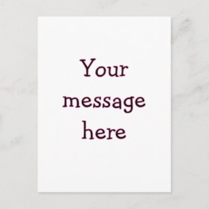 Deine Nachricht hier Textname Monogrammbild Zitat Feiertagspostkarte