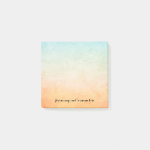 Deine Nachricht Wasserfarbe Post-it Klebezettel