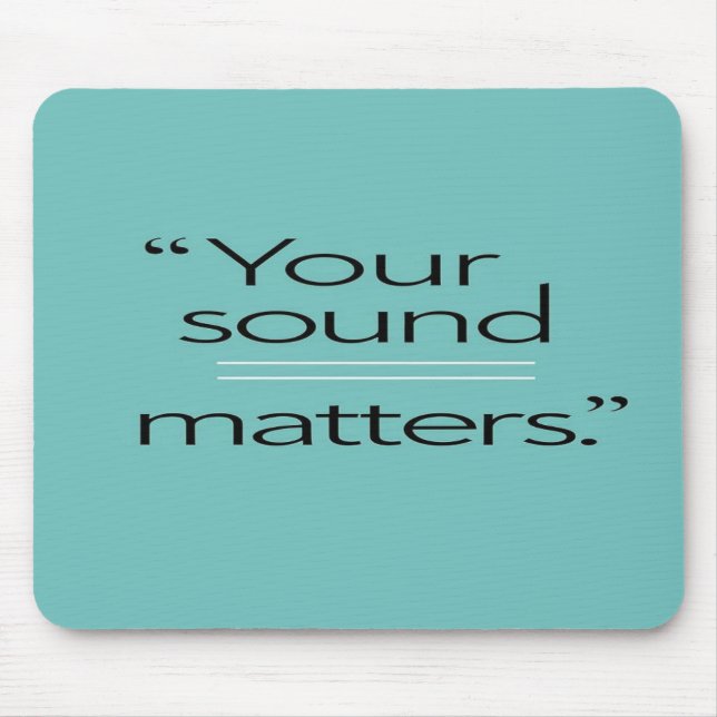 Deine Stimme zählt Option 2 Mousepad (Vorne)